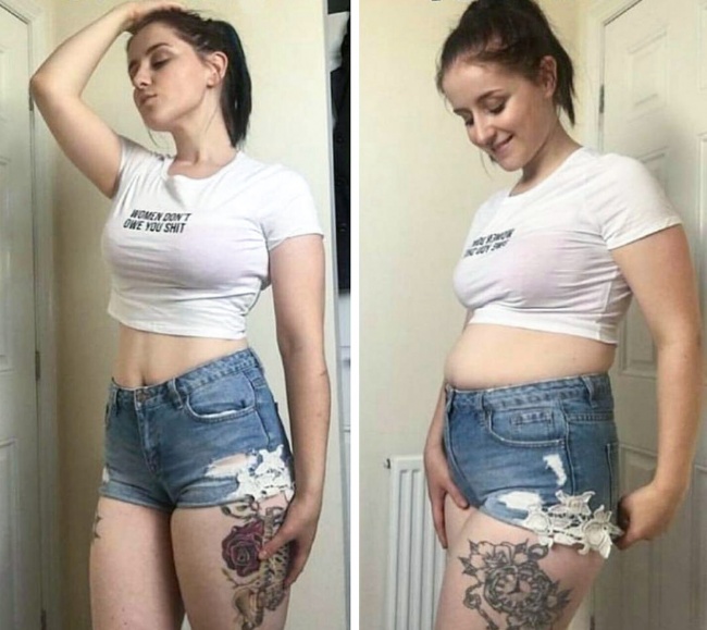 Вижте новата тенденция в Инстаграм: Момичетата доказват, че нямат идеални тела 5