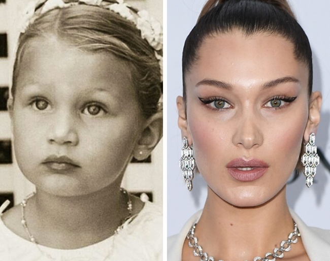 Ген или пластична хирургия? 12 снимки на известни личности, които са били красавици от детството 5