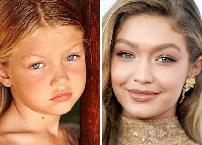 Ген или пластична хирургия? 12 снимки на известни личности, които са били красавици от детството 4