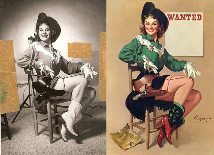Как изгледаха момичетата през 20те, които позираха за известни постери и плакати.. Ще се шокираш 4