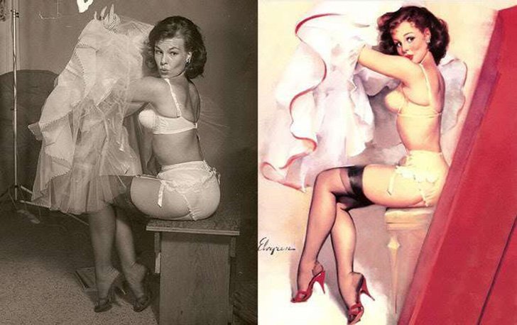 Как изгледаха момичетата през 20те, които позираха за известни постери и плакати.. Ще се шокираш 6
