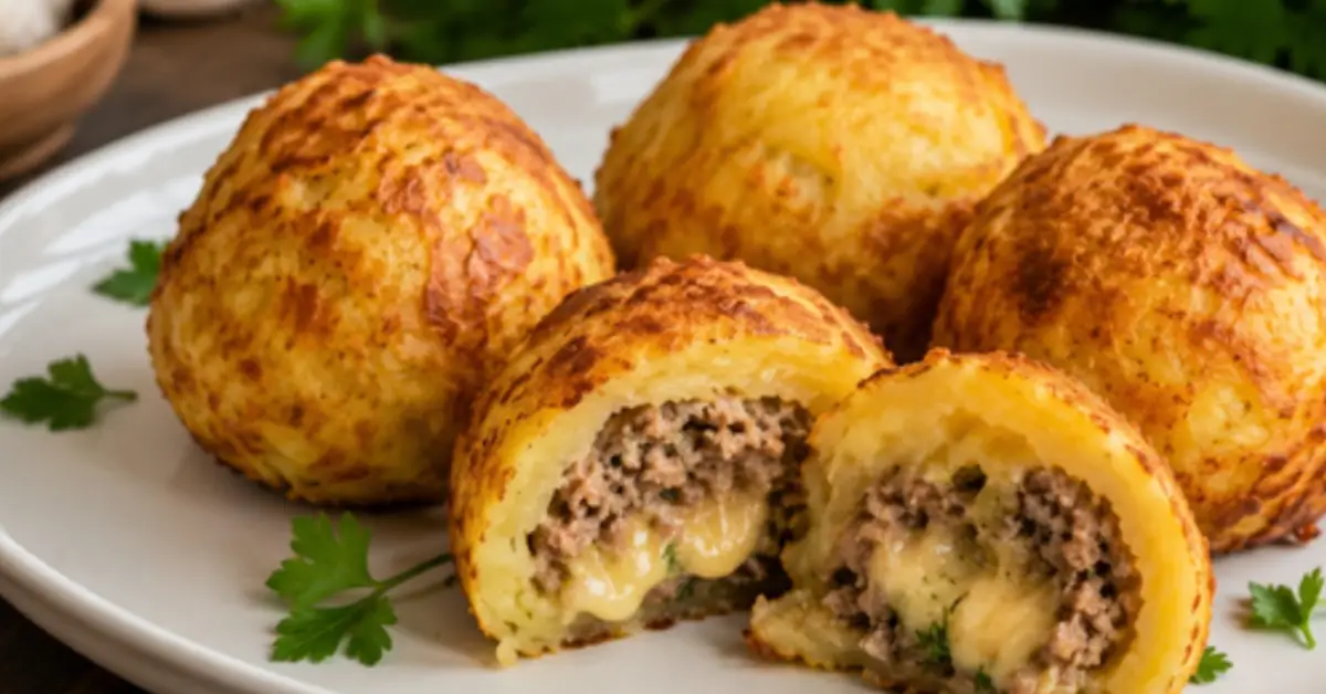 Месни топки в картофена коричка – вкусна вечеря, която съчетава основно и гарнитура в едно vkusna recepta