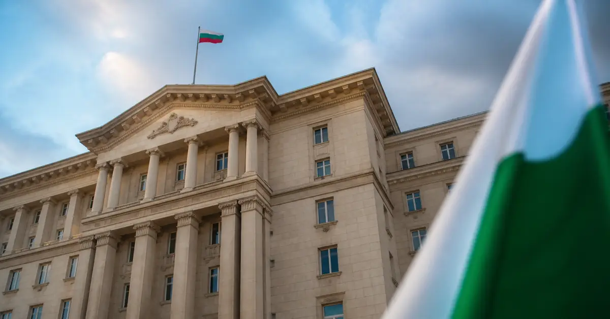 Снимка Copyright © 7kefa.com Мъж в син костюм изнася реч пред публика на открито край морето по време на залез.