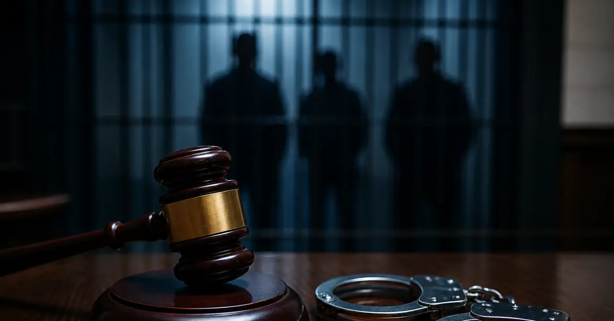 Снимка Copyright © 7kefa.com Съдът остави в ареста тримата обвинени за убийство в село Черна гора