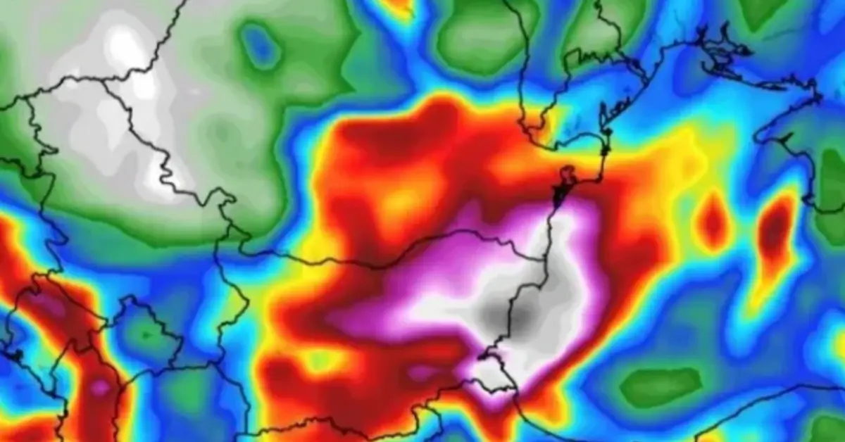 Ранен сигнал за опасно време: GFS допуска над 100 л/кв. м дъжд по Черноморието Метеорологична карта на България с прогноза за интензивни валежи и опасни метеорологични явления.