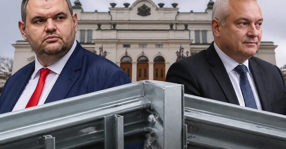 Снимка Copyright © 7kefa.com Владимир Путин и Доналд Тръмп се гледат един друг на фона на криволичещ планински път.