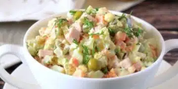 Руска салата без картофи – класически вкус в по-лека версия 1