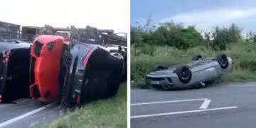 Това е една от най-скъпите автомобилни катастрофи във Великобритания 5