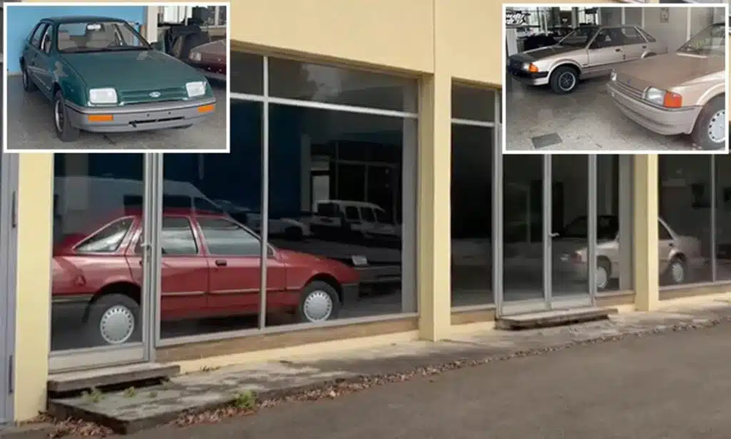 Капсула на времето: Чисто нови Фордове от 80-те години на миналия век са открити след близо 40 години в изоставен шоурум 1