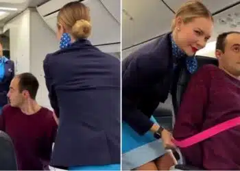 Една авиокомпания показа нагледно каква идея има за усмиряване на агресивни пътници ВИДЕО 7