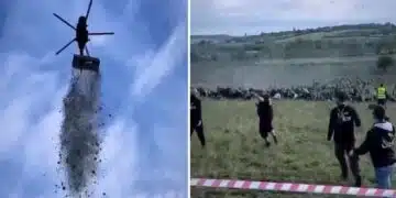 Защо един европеец инфлуенсър хвърли от хеликоптер на своите абонати 1 милион долара на специално място 2