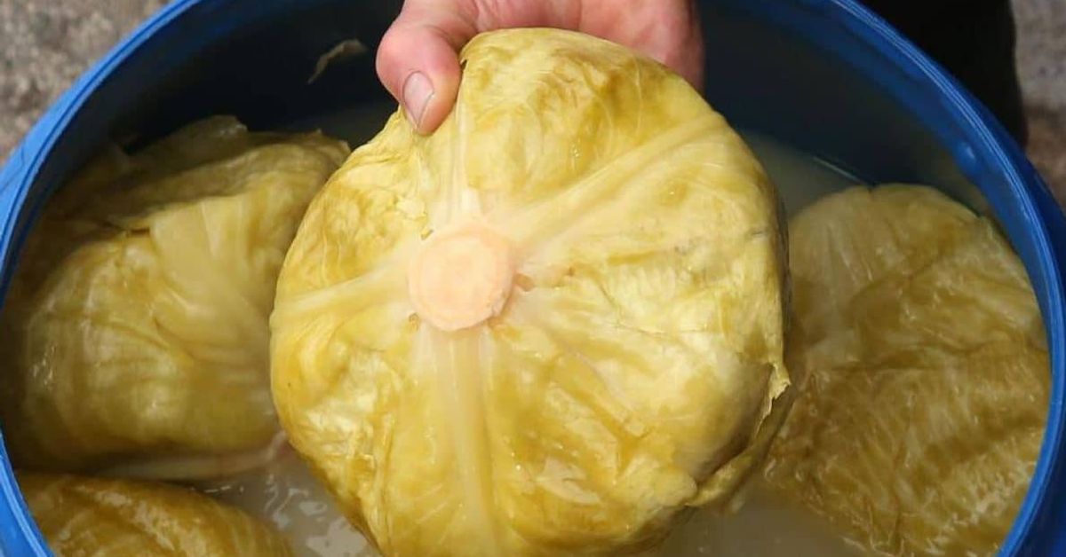 Баба ми ме научи как се е най-правилно да се пресече киселото зеле, за да няма проблеми кисело зеле