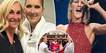 Celine Dion makes rare appearance at hockey game amid stiff person syndrome 

Instagram/@chantalmachabee

https://www.instagram.com/p/CzEQuVJMgQ3/?img_index=1