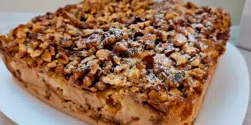 Много бърз и вкусен сладкиш с орехи и ябълки, който изглежда като от списание 9