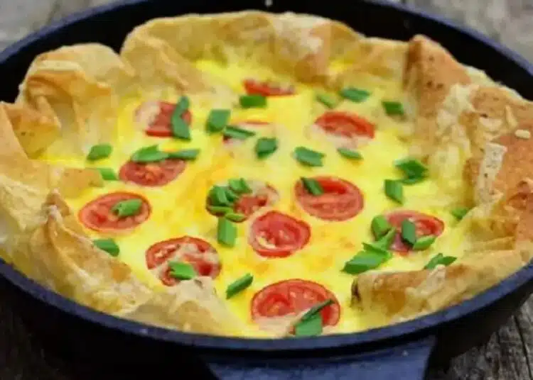 Различна закуска: бъркани яйца в питки лаваш- една вкусотия и много спомени 1