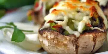Пълнени гъбени „шапки“ с млечни продукти и любими подправки 5