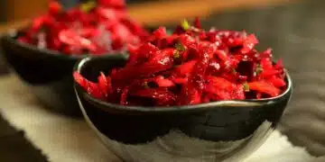салата от червено цвекло