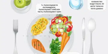 Правилният и лесен начин да свалиш килограми чрез правилото на чинията! 1