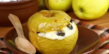 Една позната ми сподели за тези печени ябълки със стафиди и извара, сега вече ги правя всеки ден 2