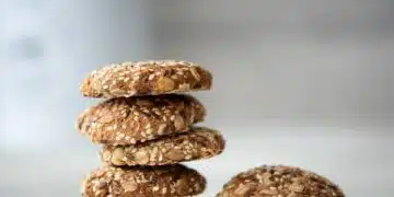 Здравословни медено-бадемови бисквитки със сусам, топ вкусотия: 2