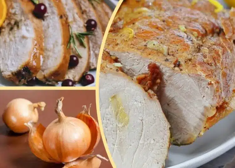 Оригинална и много вкусна рецепта за пуешко с лукови люспи – сочност и крехкост галят небцето 1