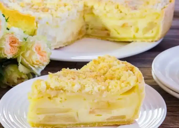Неземно вкусен десерт „Жълта роза“ с уникален крем 1