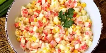 Салата „Морски дар“, готова за минимално време (Рецепта) 4
