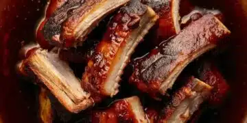 Сочни и крехки ребърца, мариновани в алкохол (Рецепта) 1