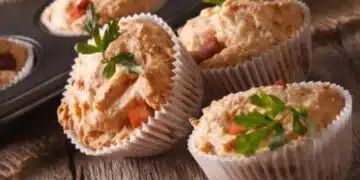 Вкусни тарталети с наситен магданоз и извара (Рецепта) 1