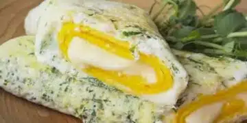 Само 10 минути и е на масата: вкусно яйчено руло с млечни продукти 2