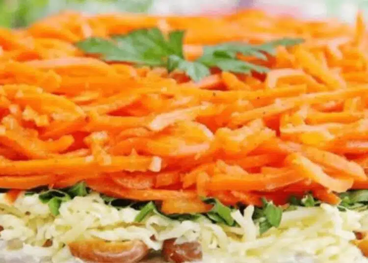 Салата „Оранжева нива“, която е 100 пъти по-вкусна от всички останали 1