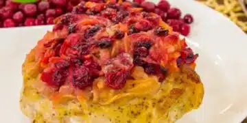 Вкусно и сочно свинско месо с плодове (Рецепта) 5