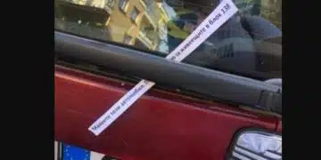 Битка за паркоместа в столицата, резултатът? Счупени чистачки и сплашващи бележки 14
