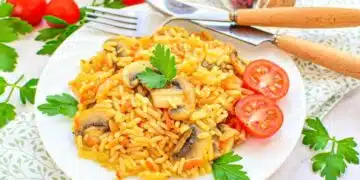 Ястие, което ще бъде всеки ден на масата: вкусен и ароматен ориз с гъби 10