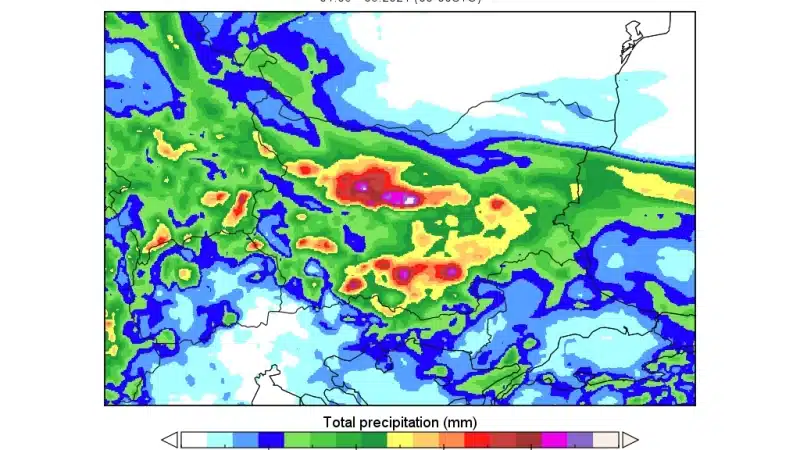 От Meteo Balkans предупредиха: Задават се потенциално наводняващи дъждове в идните дни (ЕТО КОГА И КЪДЕ) 1