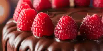 Шоколадова торта с украса от плодове, която ще Ви изненада с наситен вкус, аромат и елегантен вид 12