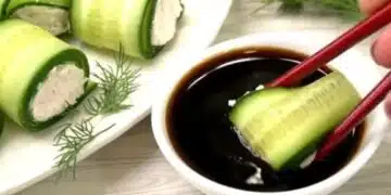 Купувам няколко краставици и правя уникално вкусни рулца (Рецепта) 8