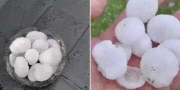 Градушка от огромни парчета лед се изсипа! Ето къде може да удари на други места днес и утре 2
