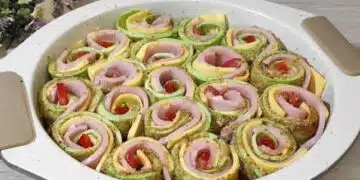 Вкусни рулца "Цветна поляна" от тиквички, които ще се превърнат в истинска украса на вашата лятна трапеза 13