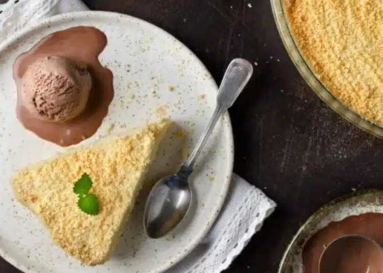 Италианска торта с деликатен крем и фин цитрусов вкус 1 Италианска торта с деликатен крем и фин цитрусов вкус 1