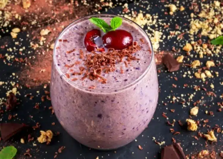 Лесна вкусотия с овесени ядки без варене и череши 1