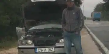 Отново пробутват позната схема. Видите ли този „закъсал“ на пътя шофьор – подминете! СНИМКА 1