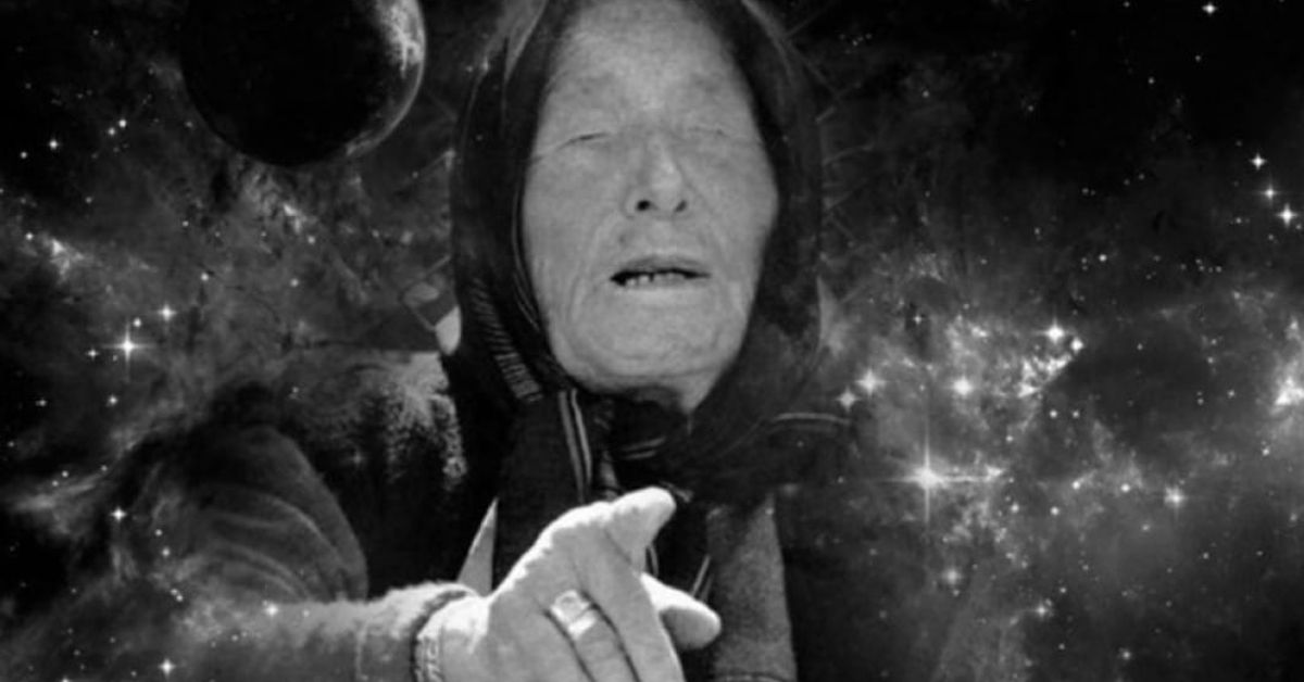 Пророчицата Ванга се възхищавала на една от зодиите, споделя и за хората в древността Възрастна жена със затворени очи сочи, на фон космически пейзаж с планета.