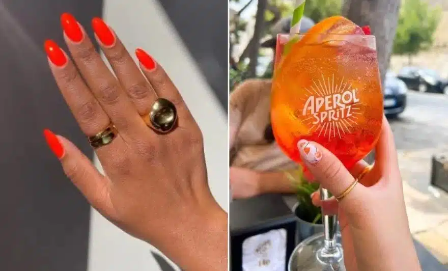 Aperol Spritz маникюр: опияняваща модна тенденция за всички сезони 2
