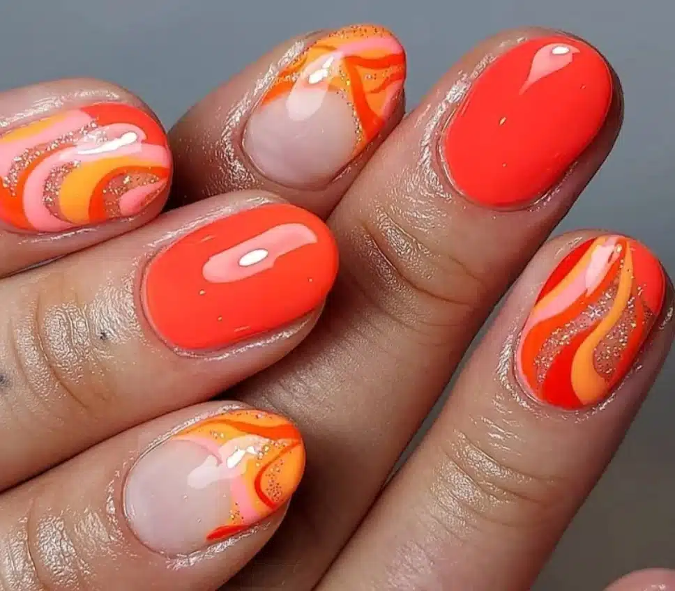 Aperol Spritz маникюр: опияняваща модна тенденция за всички сезони 4