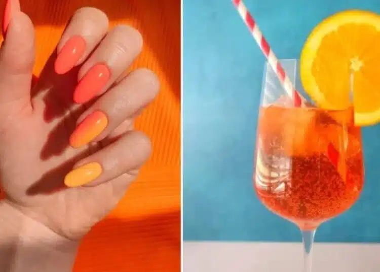 Aperol Spritz маникюр: опияняваща модна тенденция за всички сезони 1