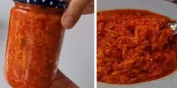 Мариновани моркови със сладък пипер за зимата (Рецепта) 6