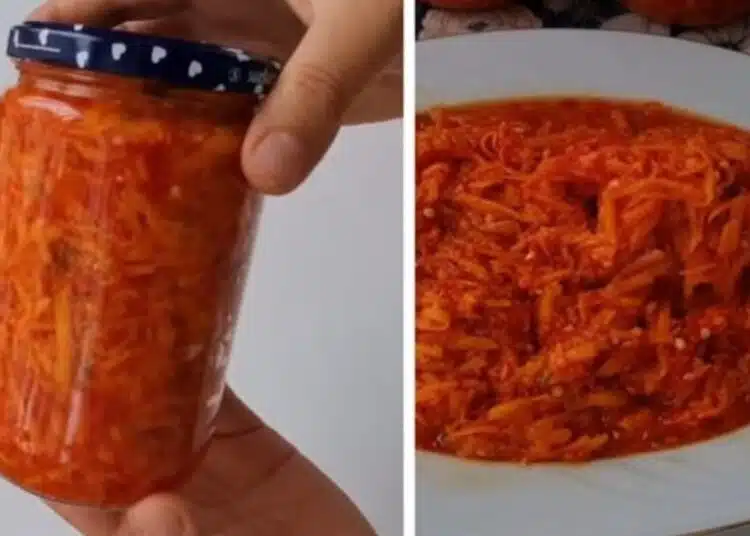 Мариновани моркови със сладък пипер за зимата (Рецепта) 1