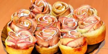 Ябълкови розички за 15 минути (Рецепта) 1