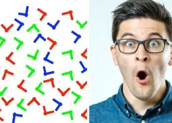 Хората, които могат да намерят буквата "Т" на този IQ тест в рамките на 10 секунди, са надарени 6